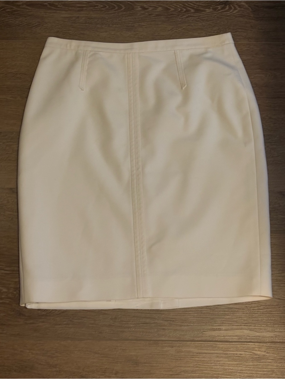 Ann Taylor White Pencil Skirt